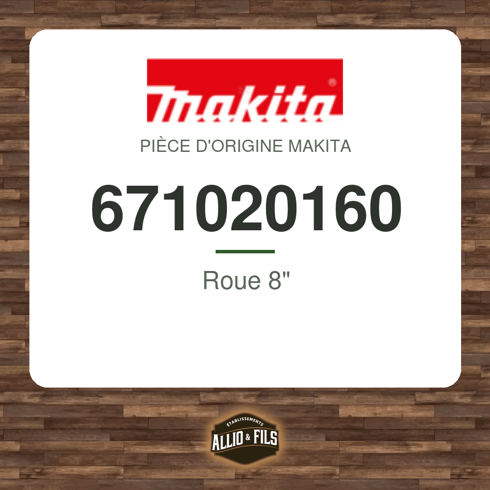 Roue 8" - Makita 671020160