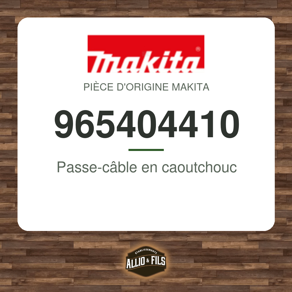 Passe-câble en caoutchouc - Makita 965404410