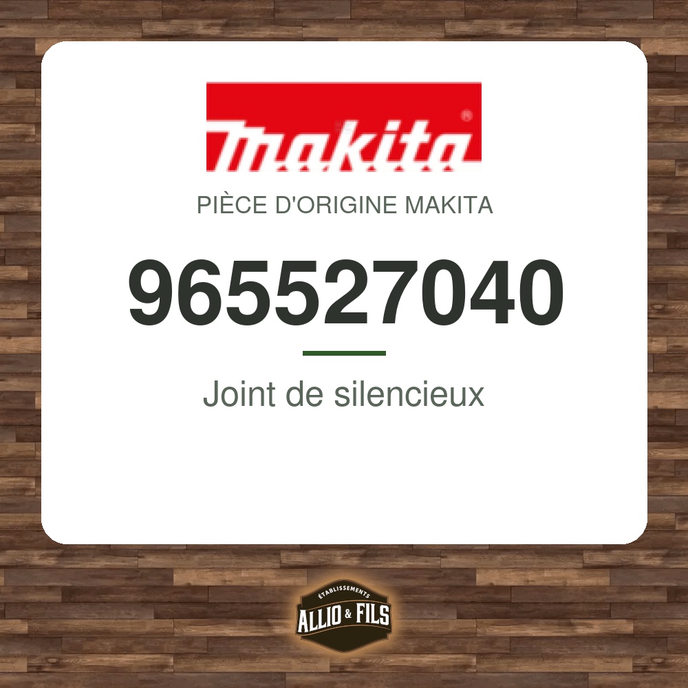 Joint de silencieux - Makita 965527040