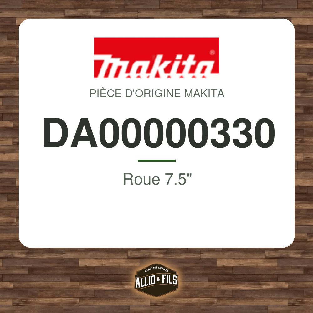 Roue 7.5" - Makita DA00000330