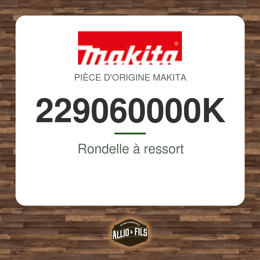 Rondelle à ressort - Makita 229060000K