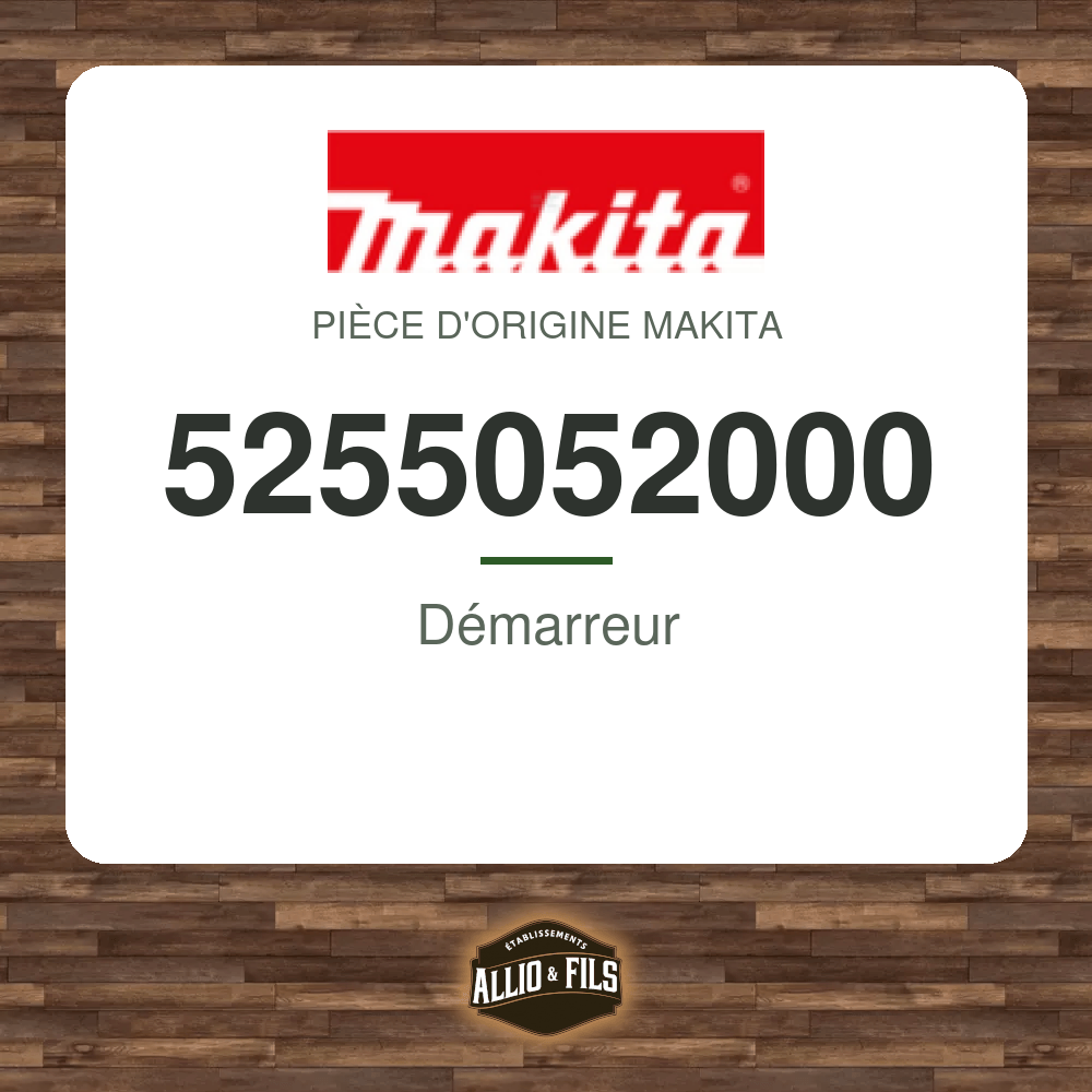 Démarreur - Makita 5255052000