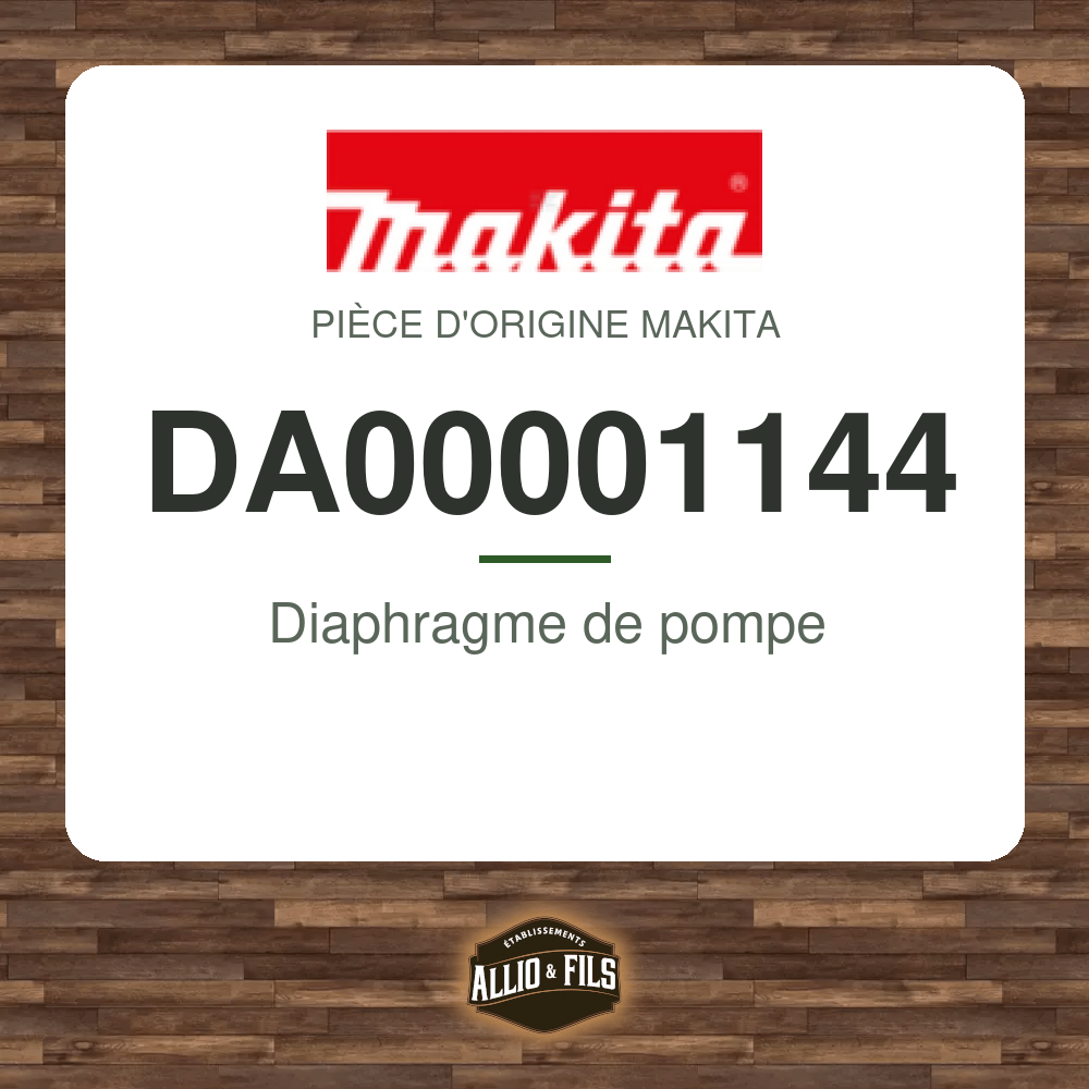 Diaphragme de pompe - Makita DA00001144