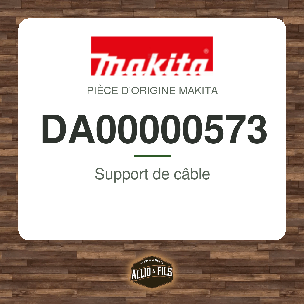 Support de câble - Makita DA00000573