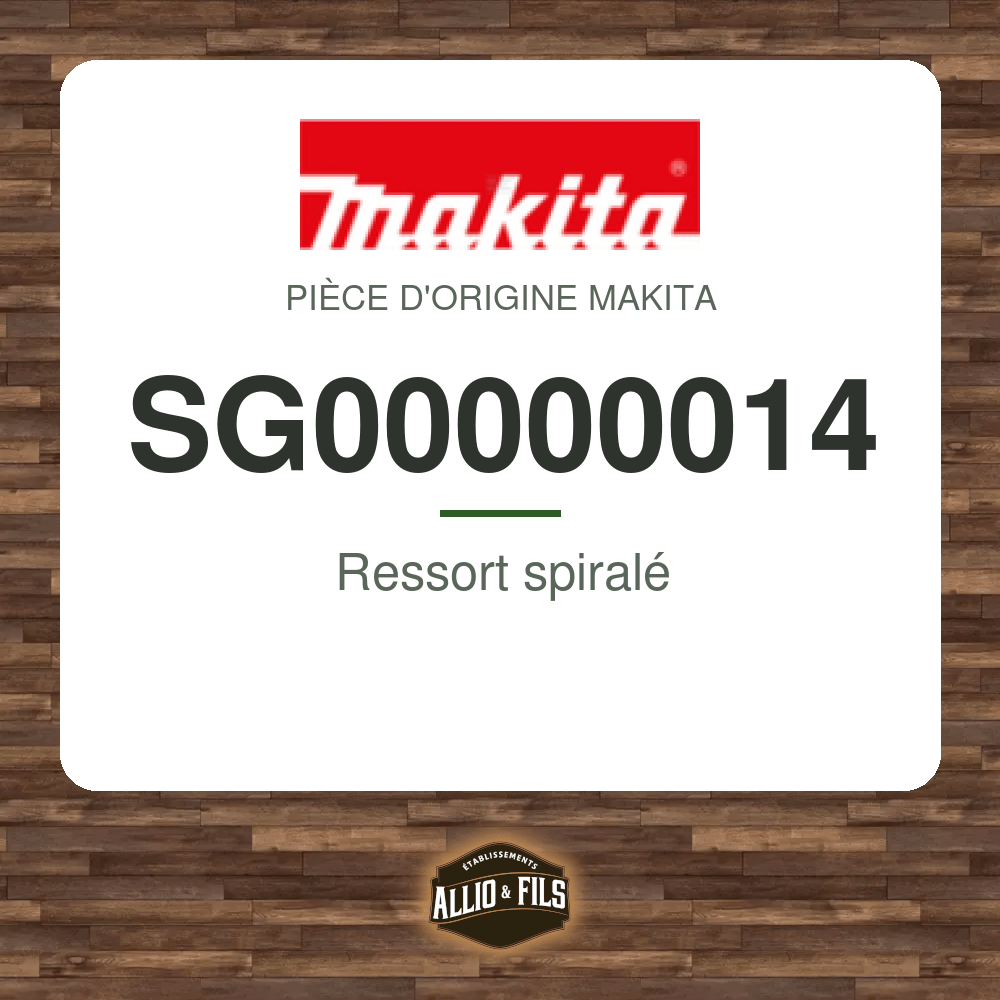 Ressort spiralé - Makita SG00000014
