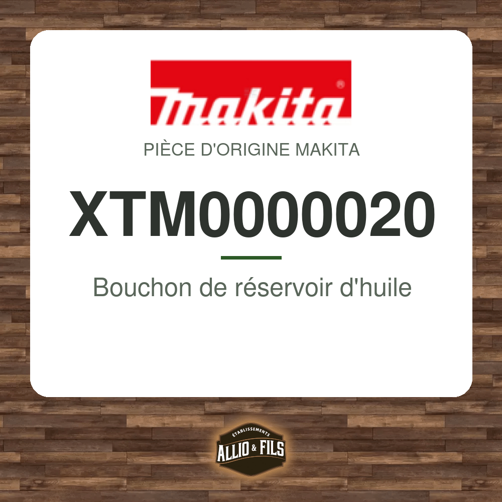 Bouchon de réservoir d'huile - Makita XTM0000020