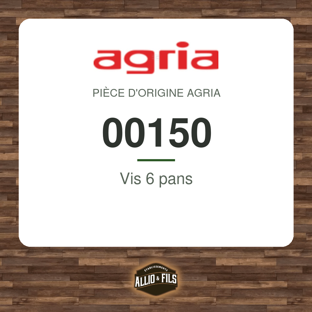 Vis 6 pans - Agria 00150