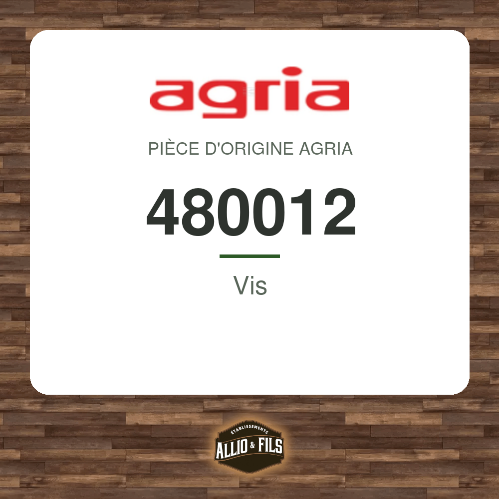 Vis - Agria 480012