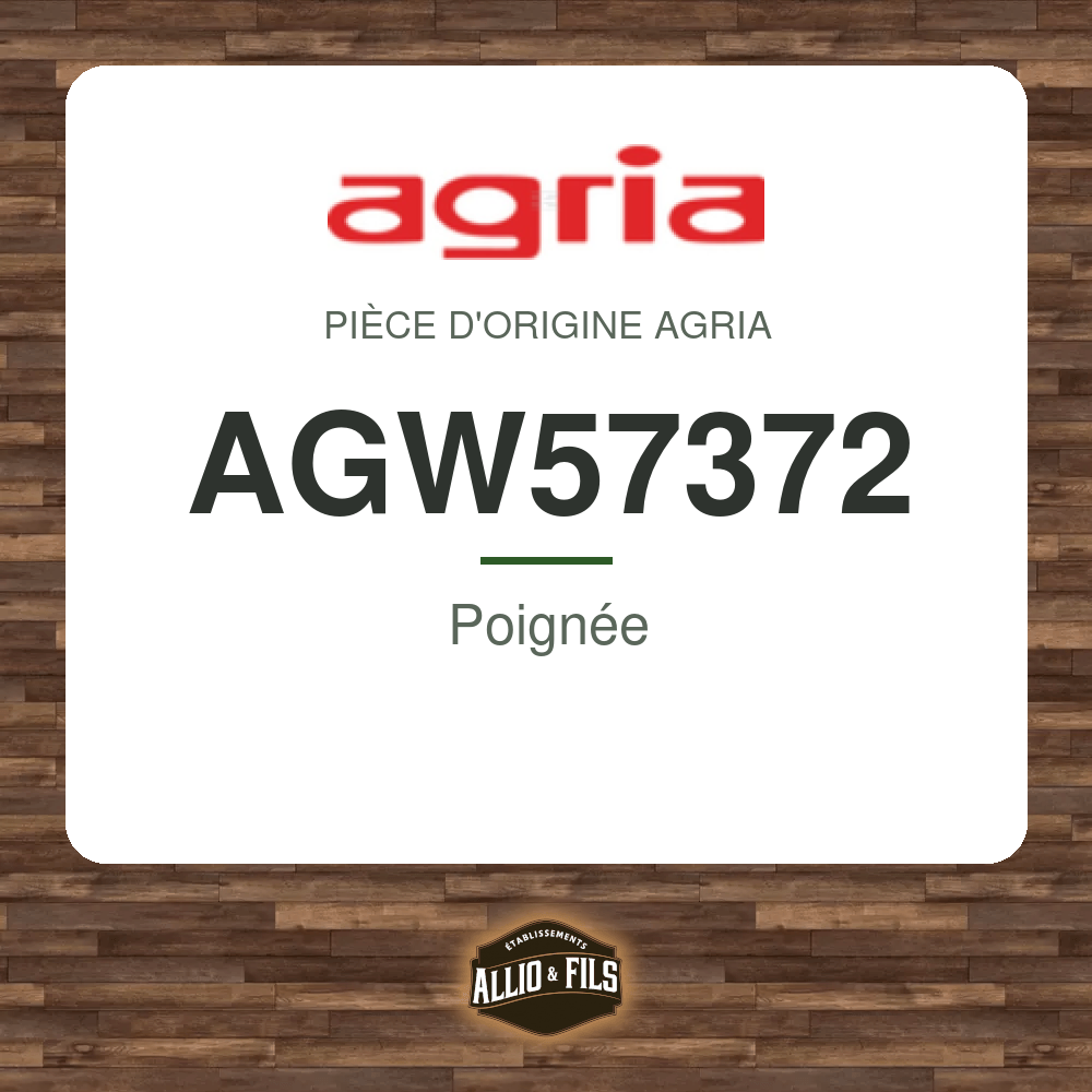 Poignée - Agria AGW57372