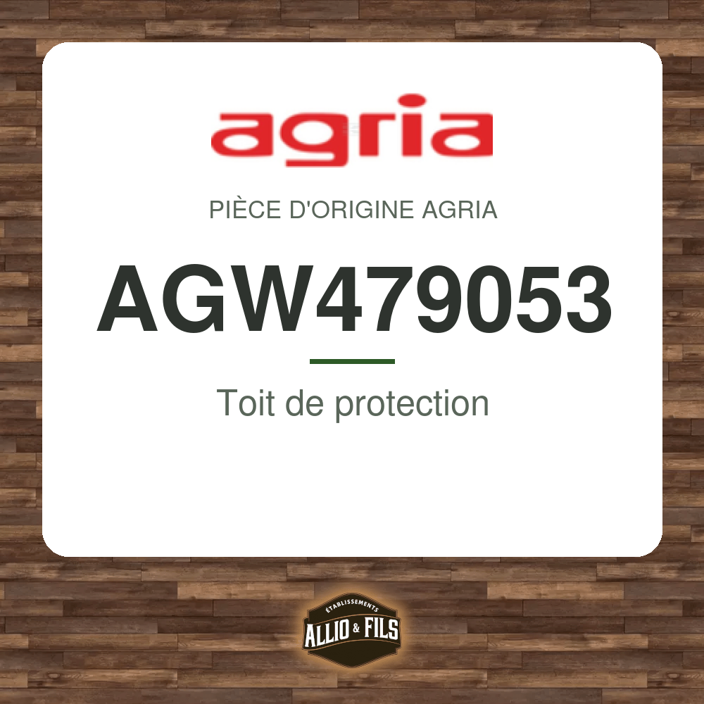 Toit de protection - Agria AGW479053