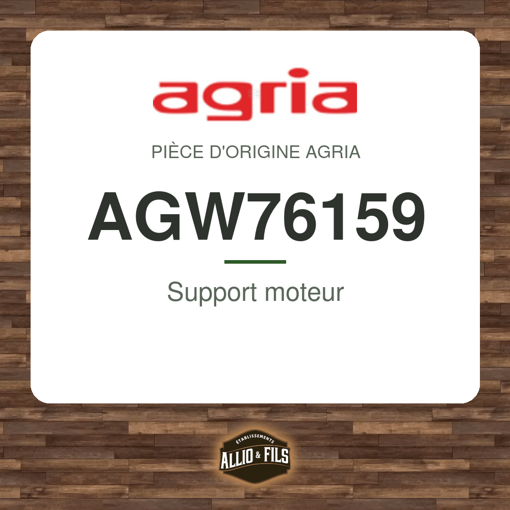Support moteur - Agria AGW76159