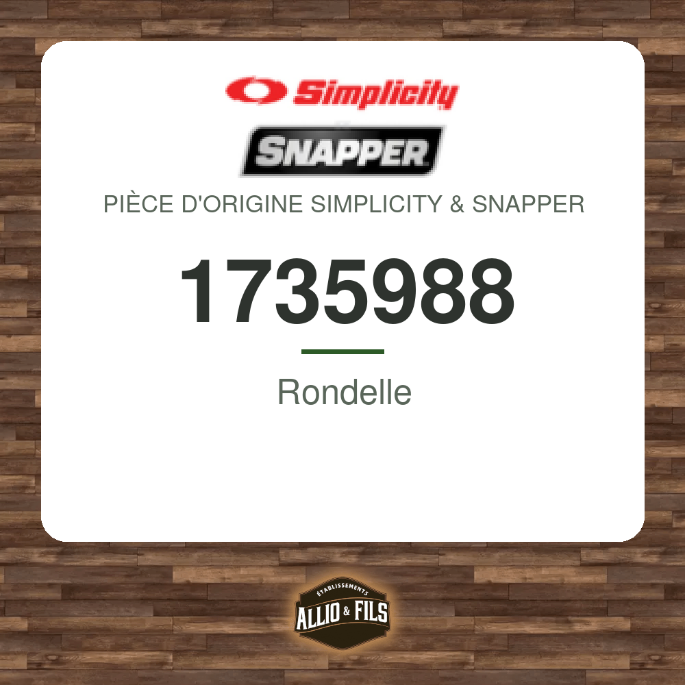 Rondelle - Simplicity & Snapper 1735988