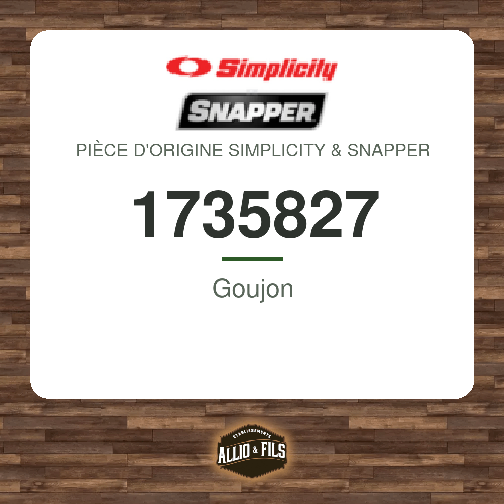 Goujon - Simplicity & Snapper 1735827