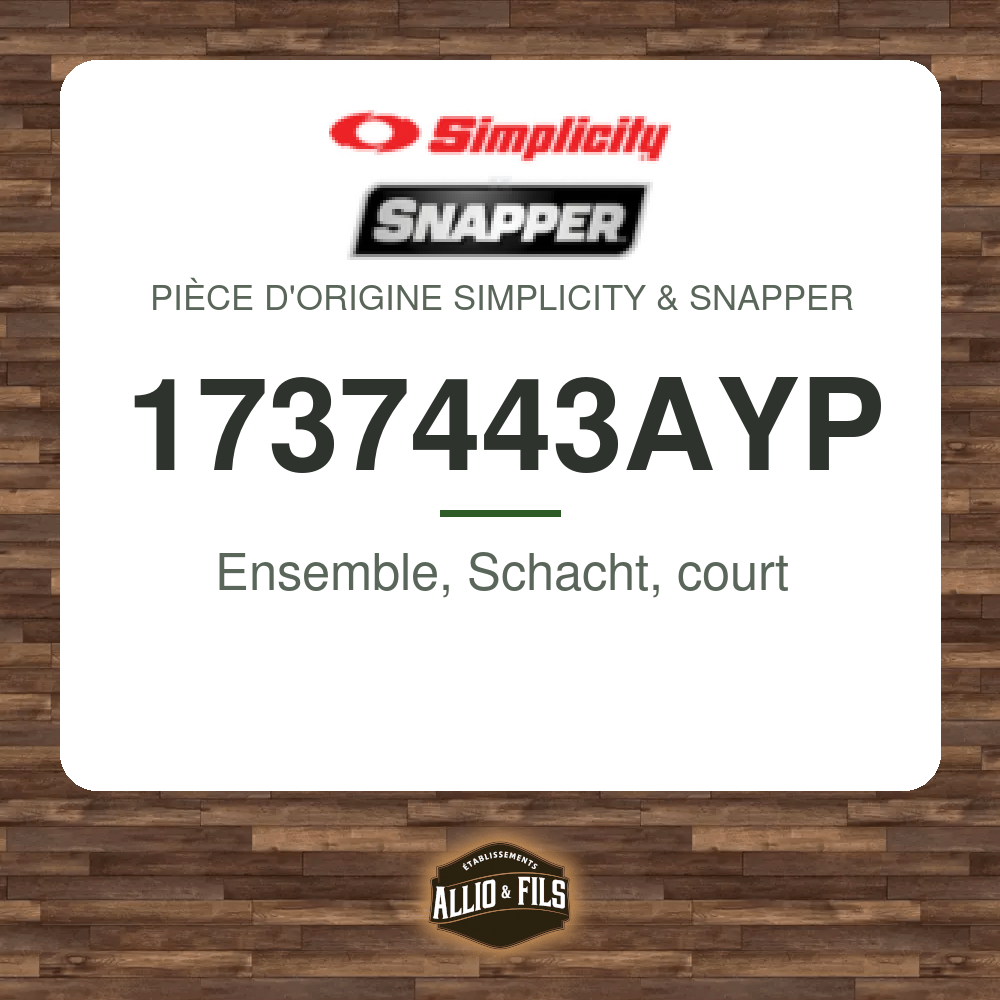 Ensemble, Schacht, court - Simplicity & Snapper 1737443AYP