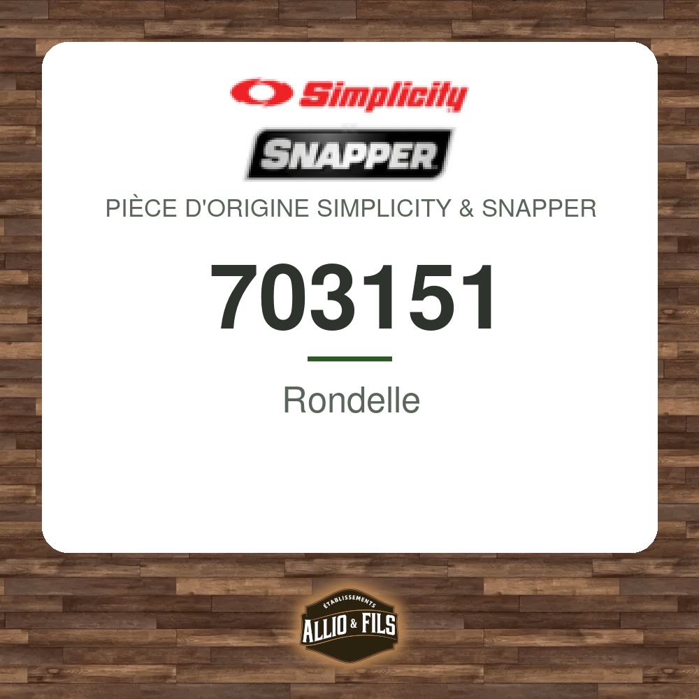 Rondelle - Simplicity & Snapper 703151