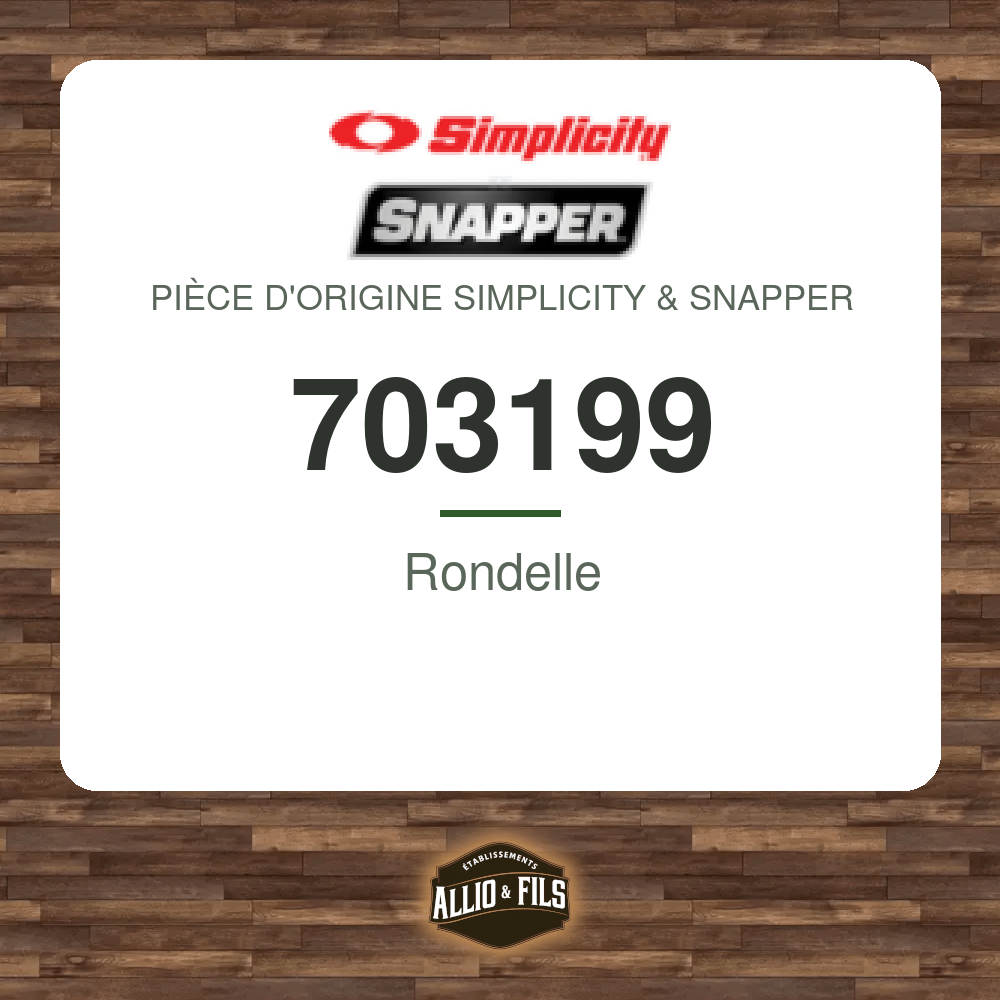 Rondelle - Simplicity & Snapper 703199