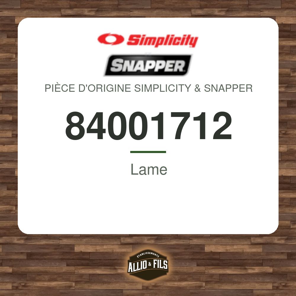 Lame - Simplicity & Snapper 84001712