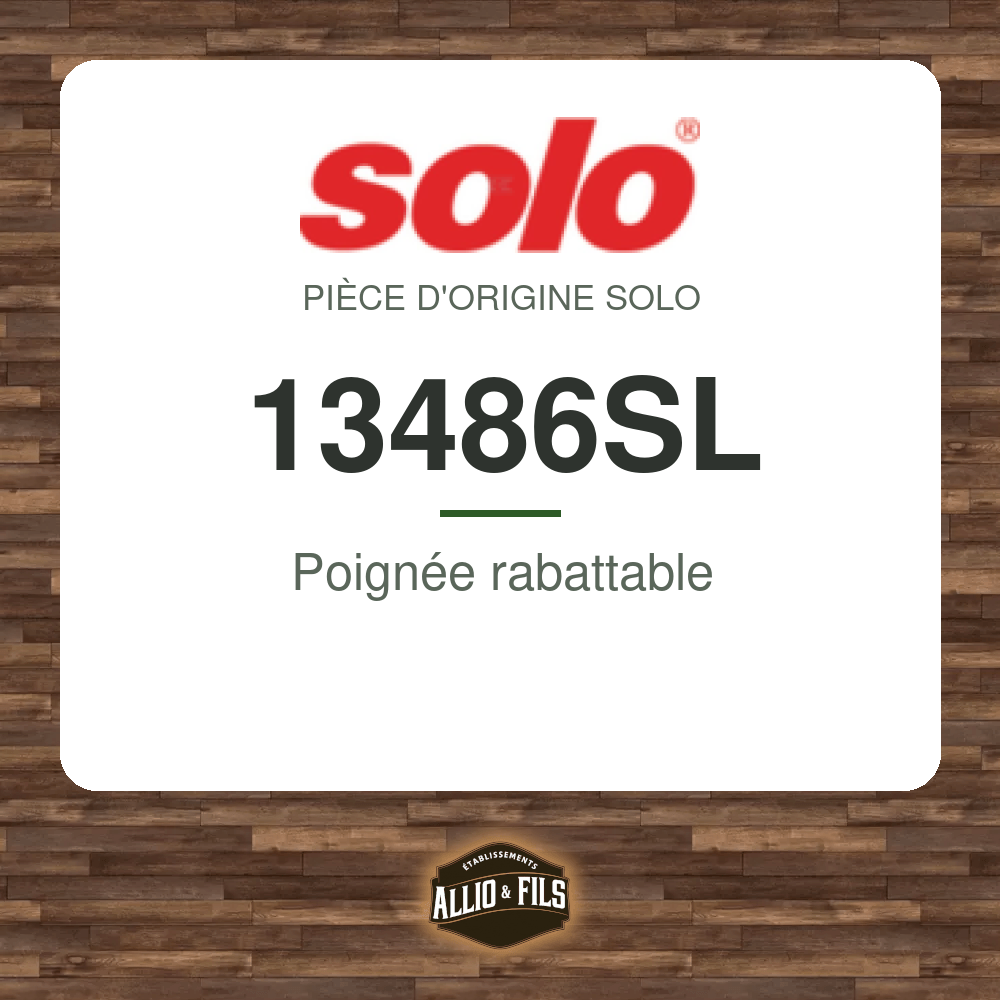 Poignée rabattable - Solo 13486SL