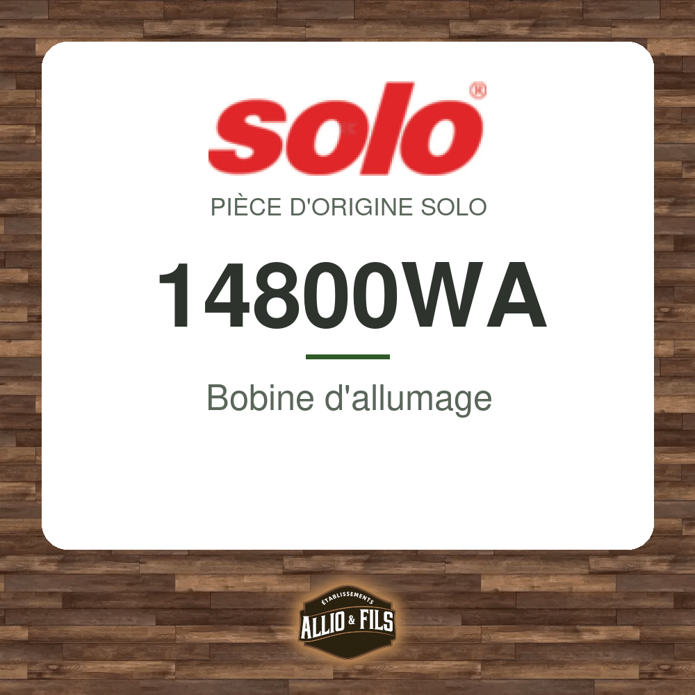 Bobine d'allumage - Solo 14800WA