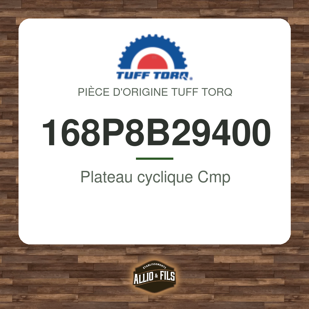Plateau cyclique Cmp - Tuff Torq 168P8B29400