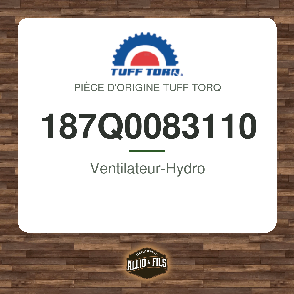 Ventilateur-Hydro - Tuff Torq 187Q0083110