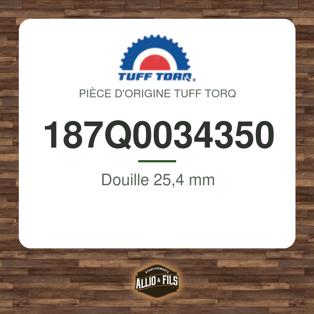 Douille 25,4 mm - Tuff Torq 187Q0034350