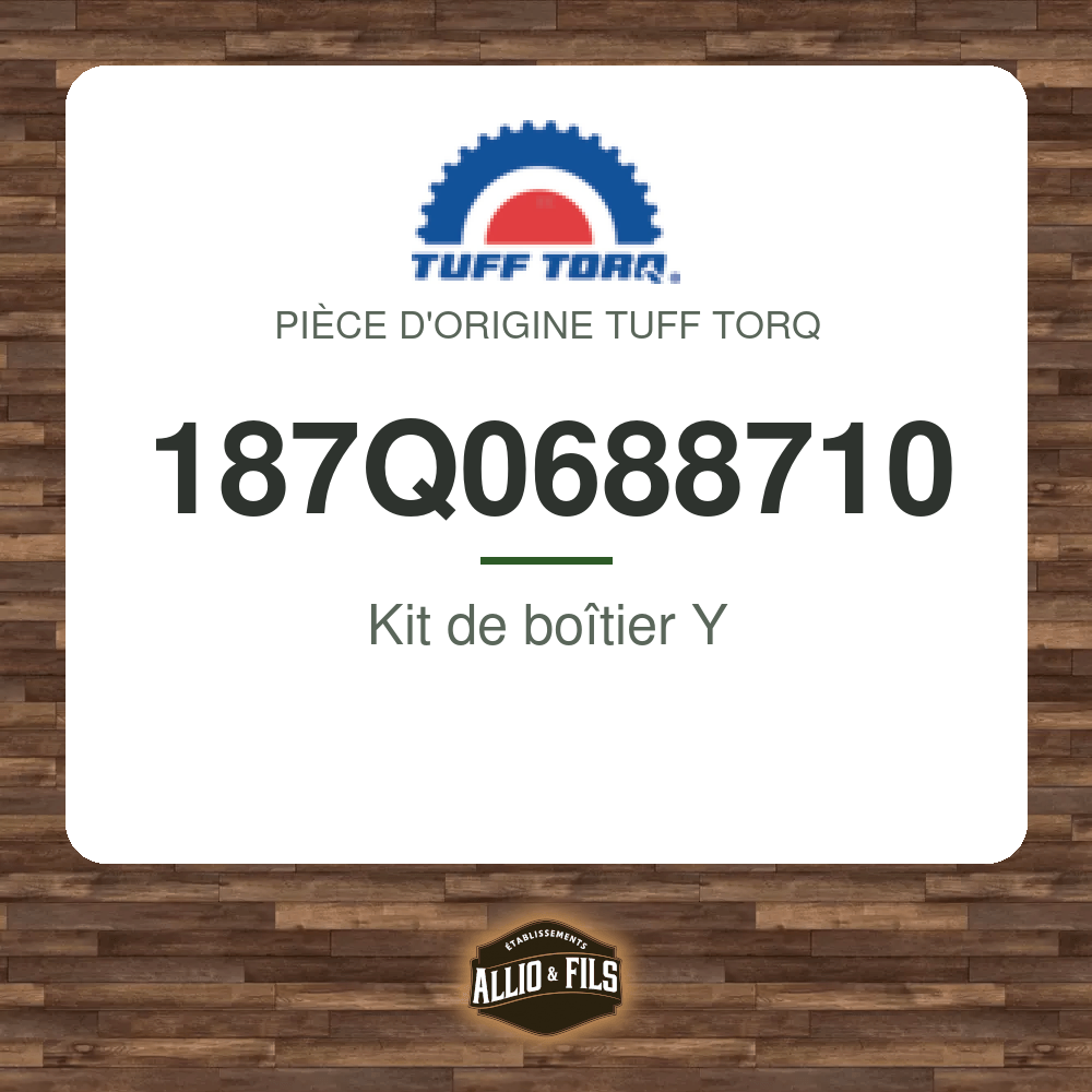 Kit de boîtier Y - Tuff Torq 187Q0688710