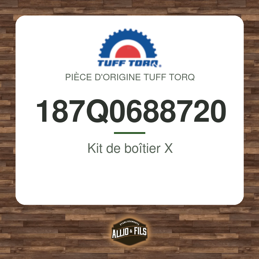 Kit de boîtier X - Tuff Torq 187Q0688720