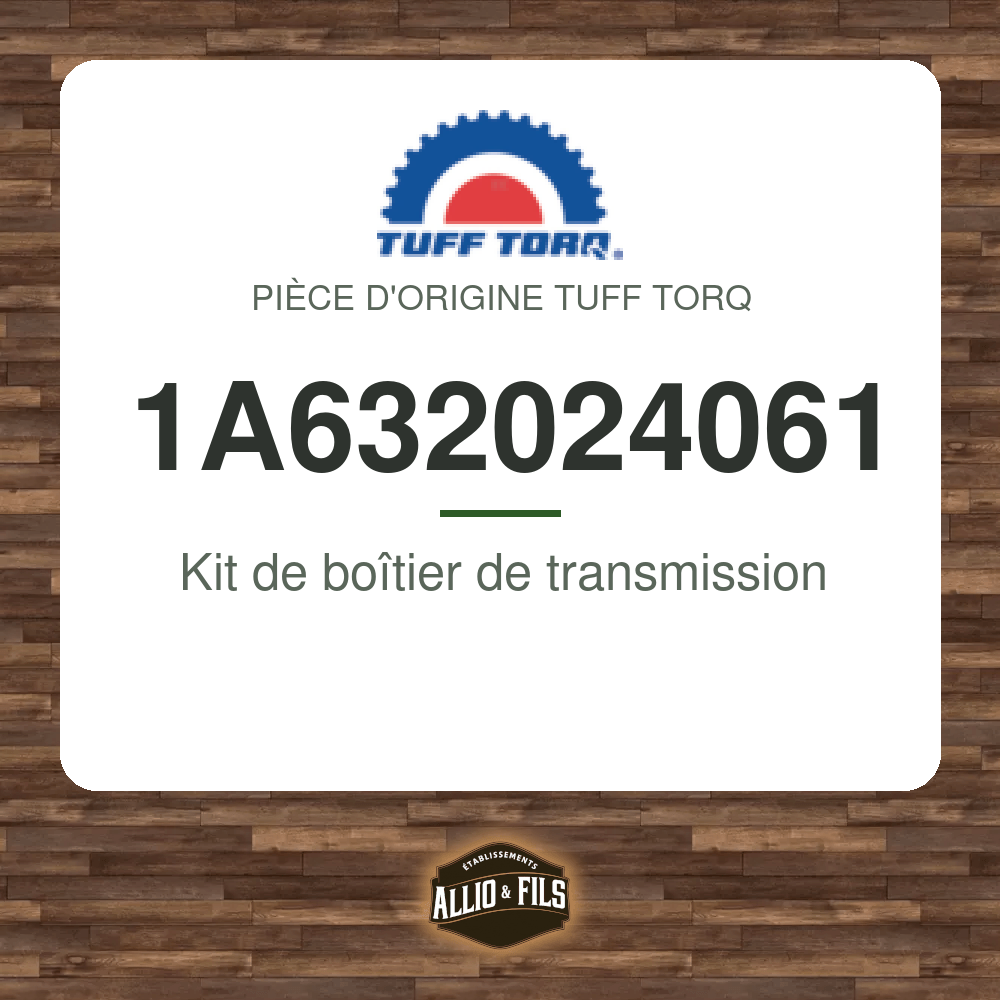 Kit de boîtier de transmission - Tuff Torq 1A632024061