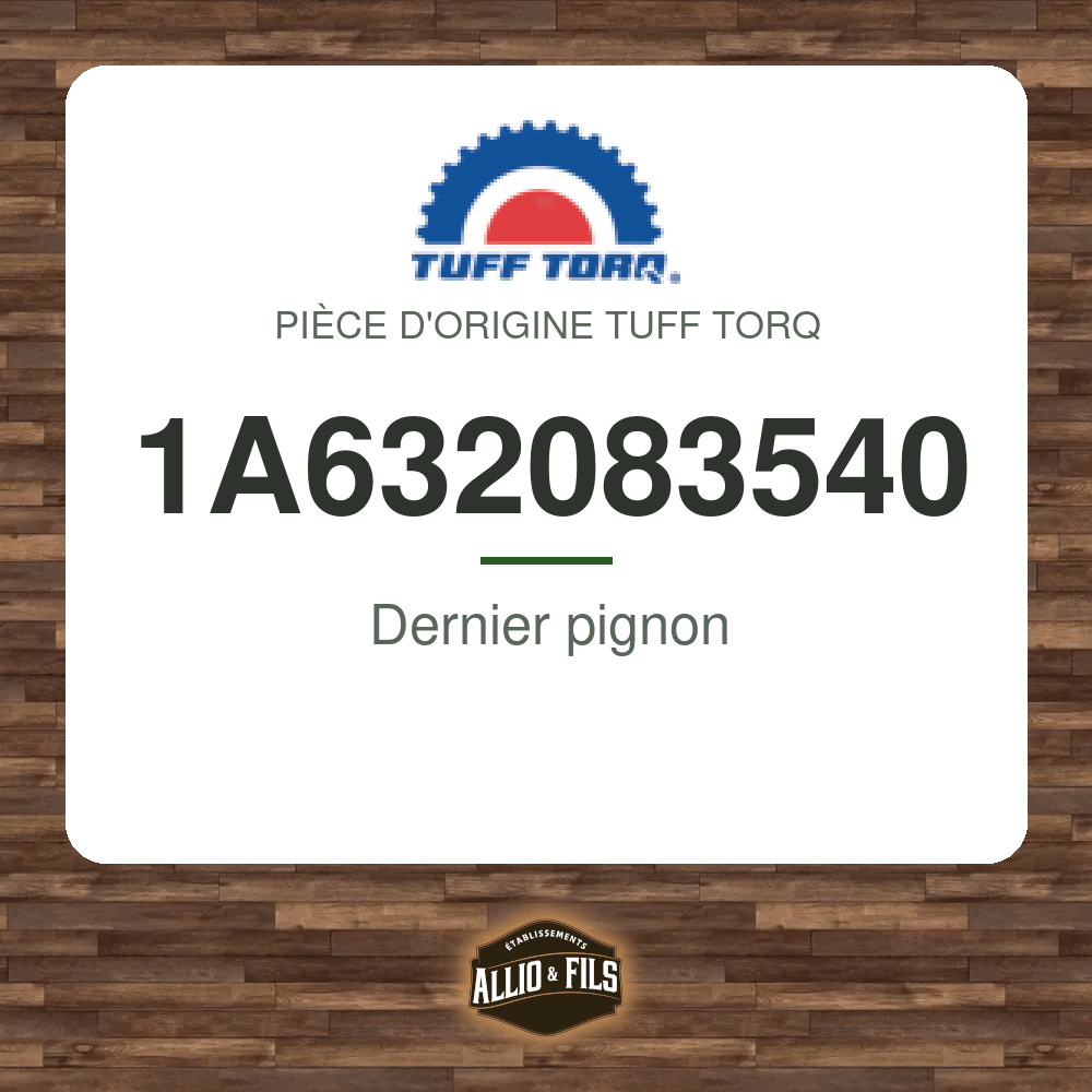 Dernier pignon - Tuff Torq 1A632083540
