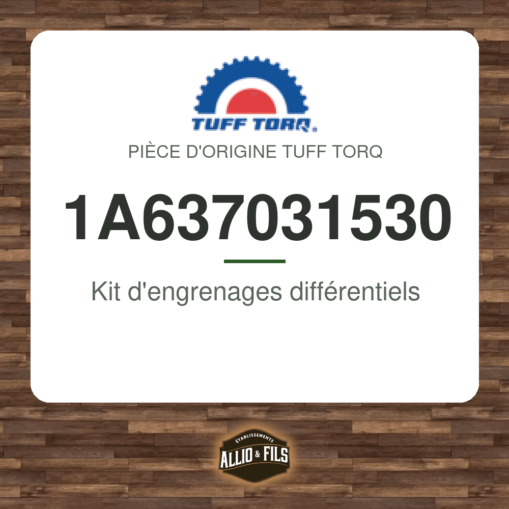 Kit d'engrenages différentiels - Tuff Torq 1A637031530