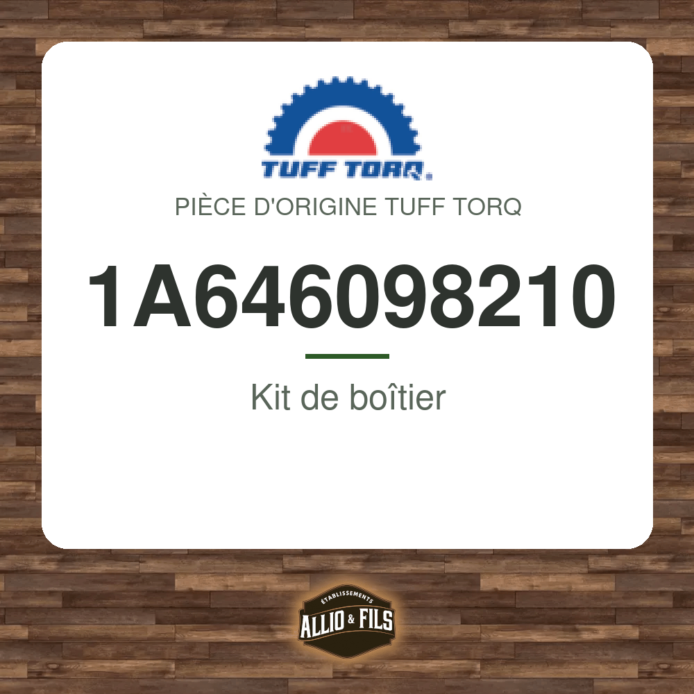 Kit de boîtier - Tuff Torq 1A646098210