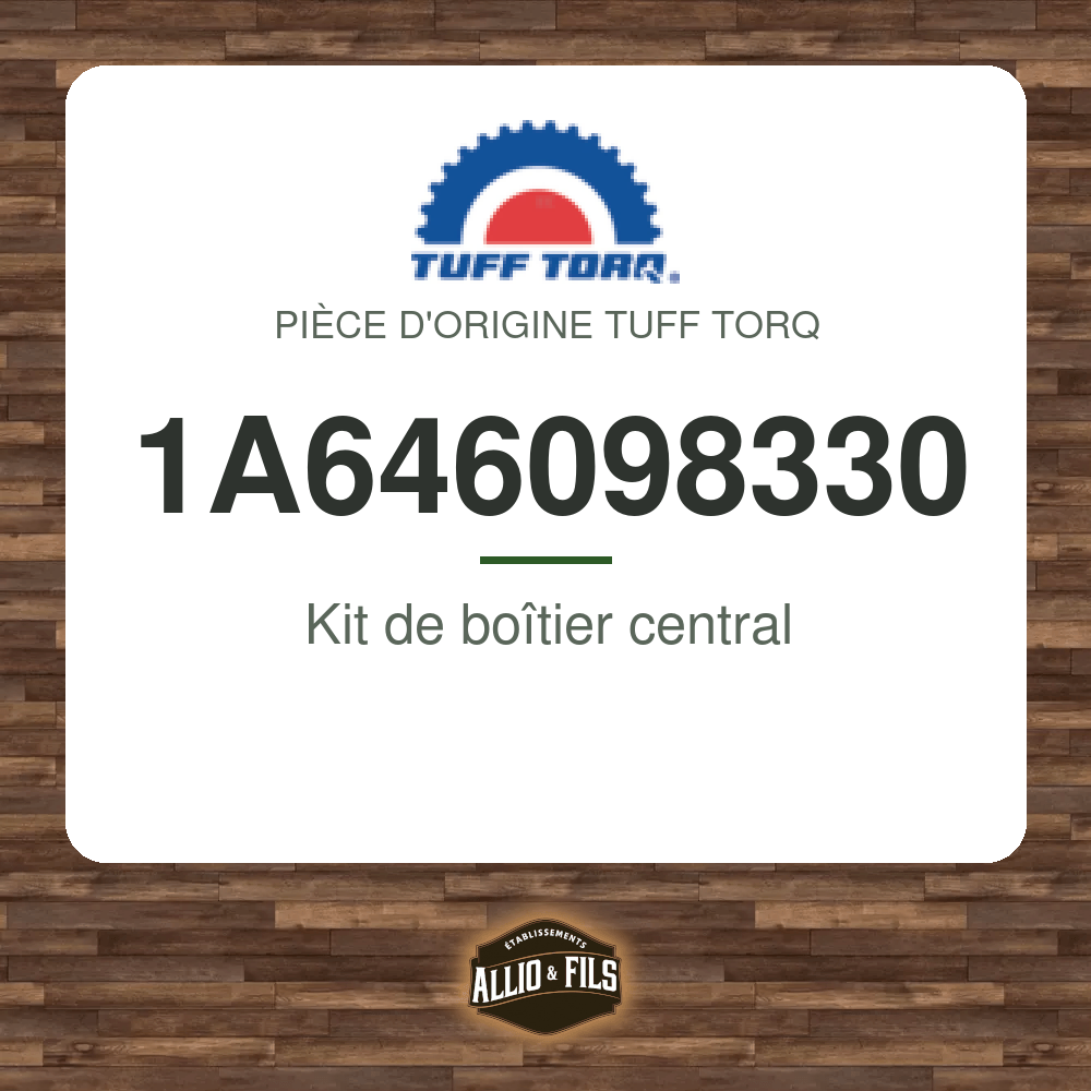 Kit de boîtier central - Tuff Torq 1A646098330