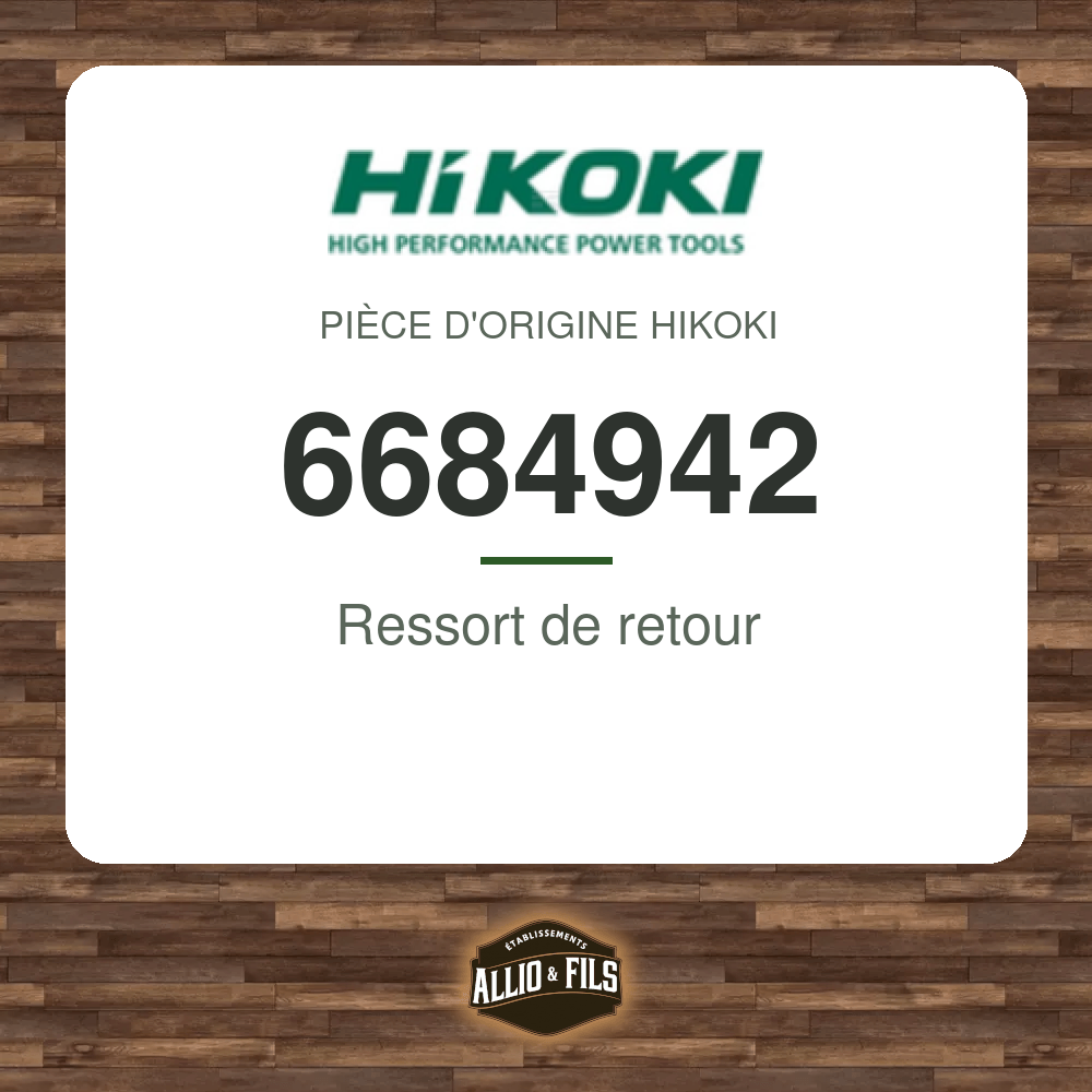 Ressort de retour - HiKOKI 6684942