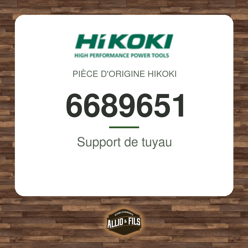 Support de tuyau - HiKOKI 6689651