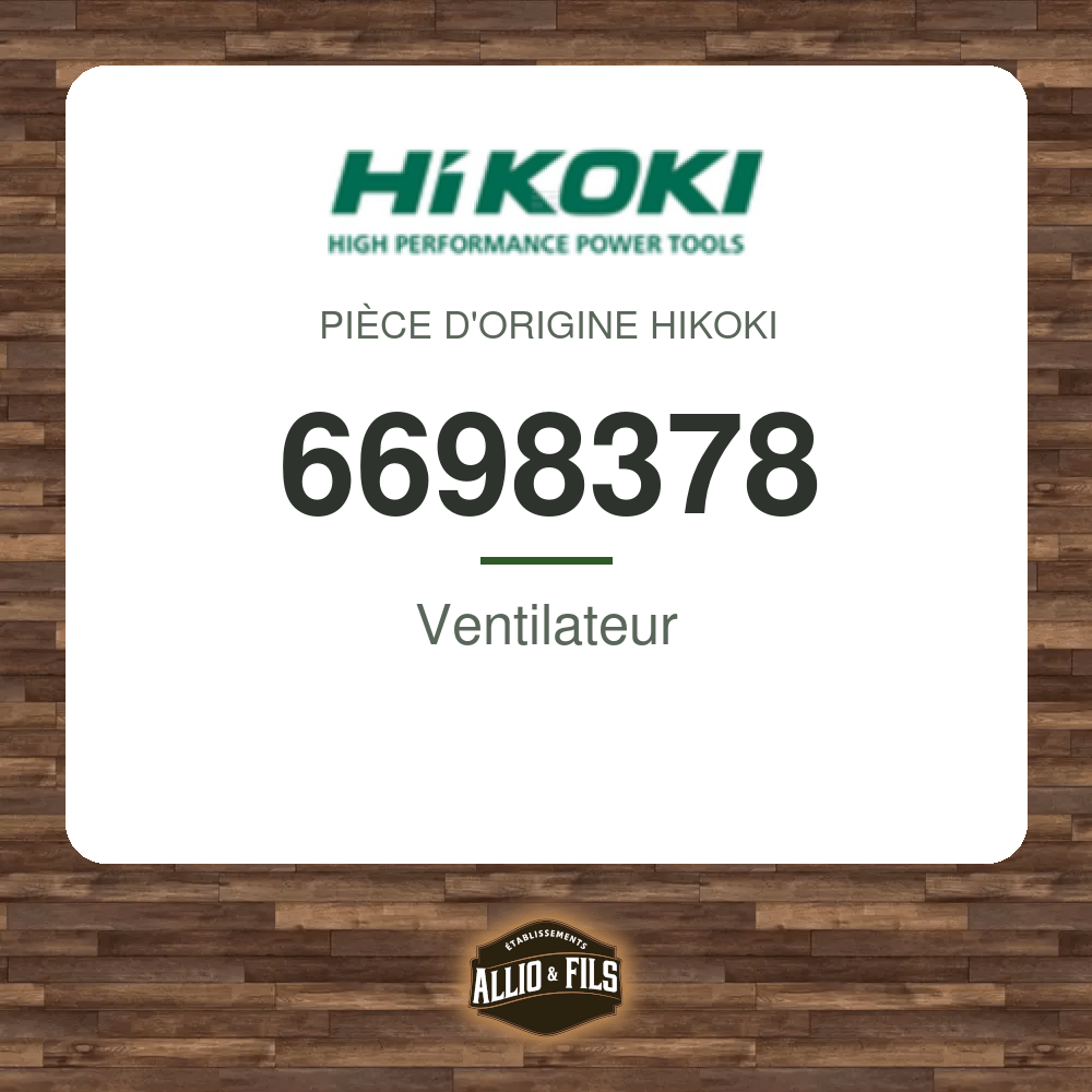 Ventilateur - HiKOKI 6698378