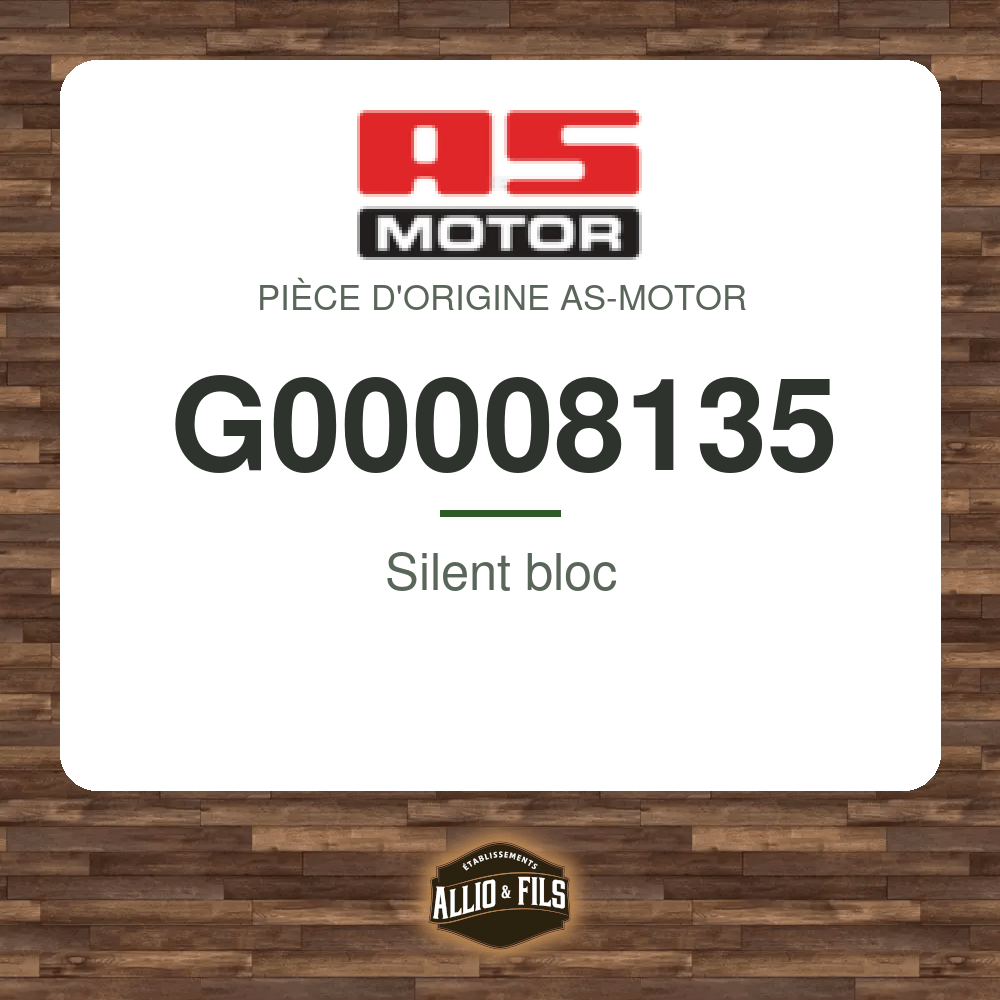 Silent bloc - AS-Motor G00008135