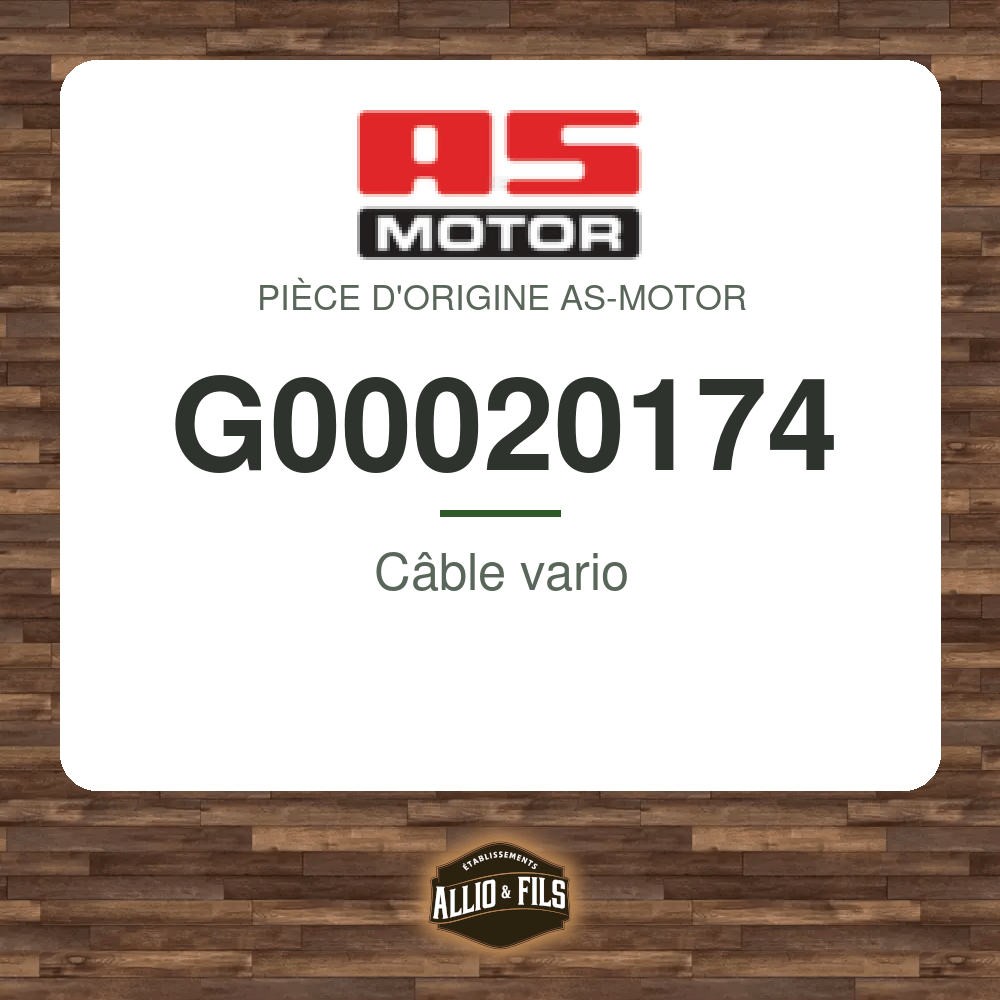 Câble vario - AS-Motor G00020174