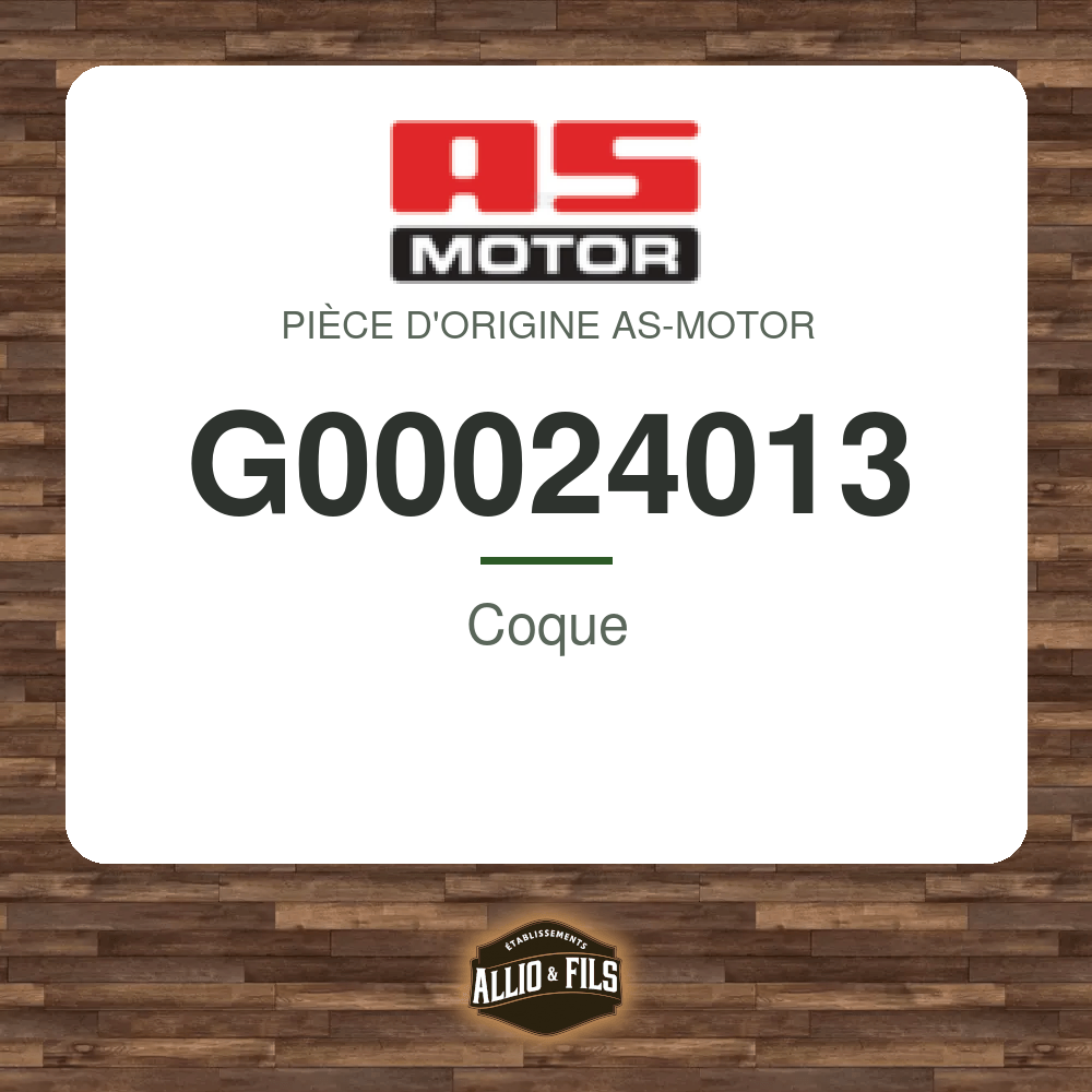 Coque - AS-Motor G00024013