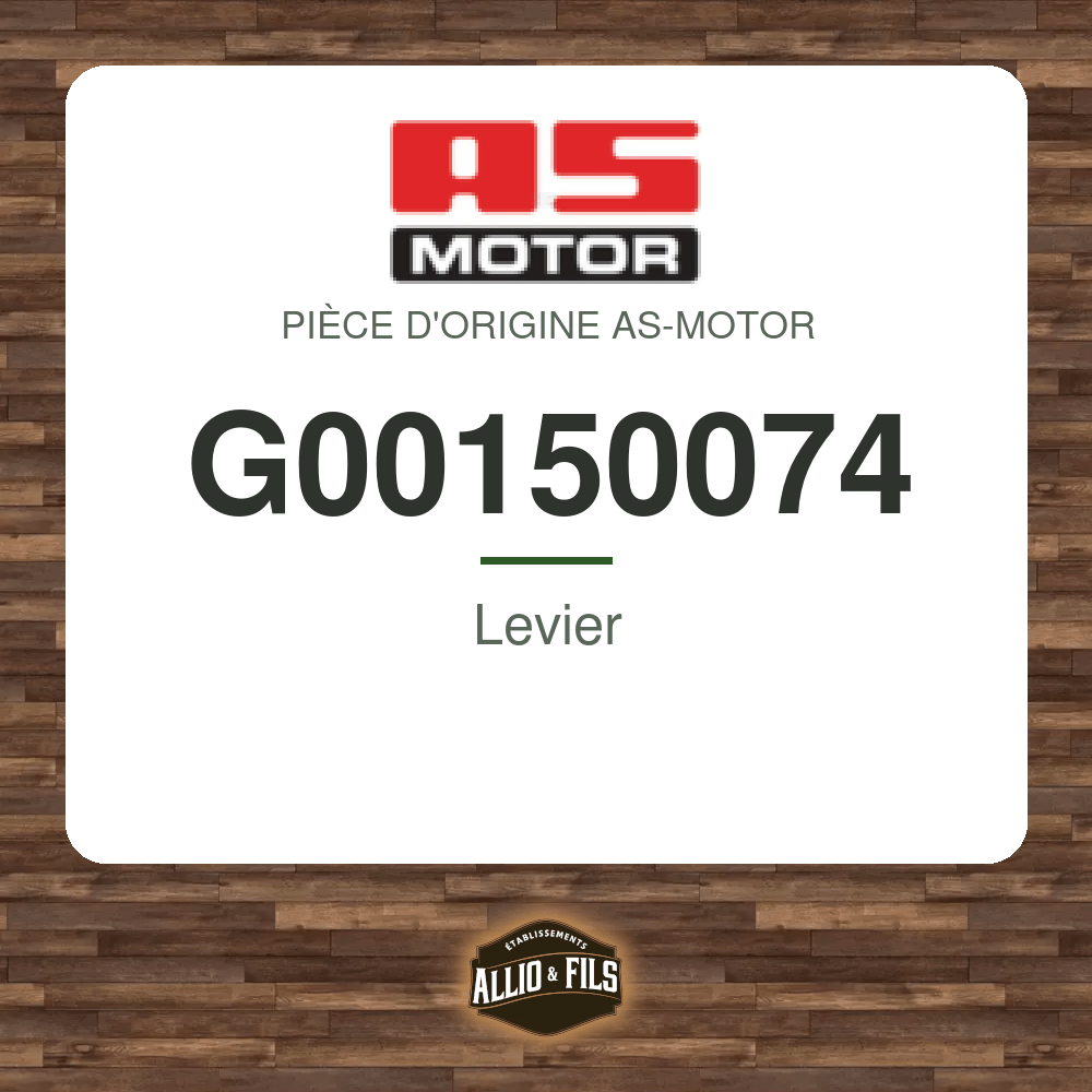 Levier - AS-Motor G00150074