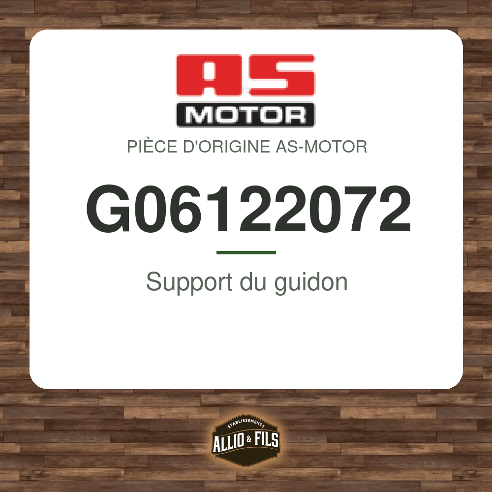 Support du guidon - AS-Motor G06122072