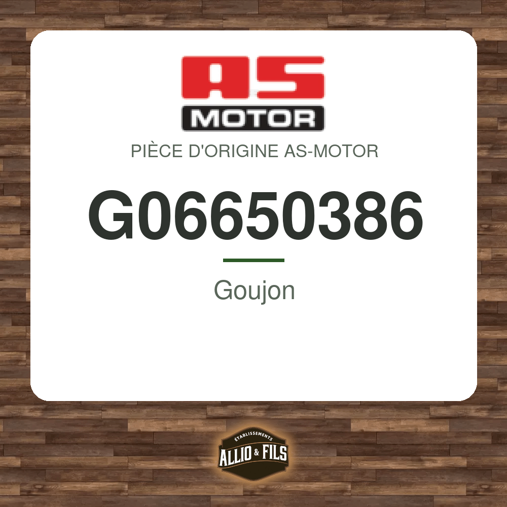 Goujon - AS-Motor G06650386