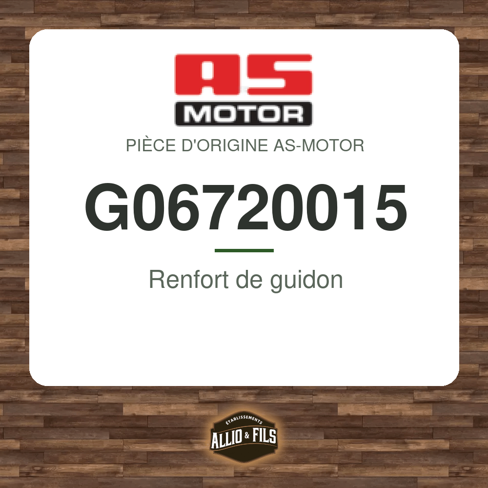 Renfort de guidon - AS-Motor G06720015