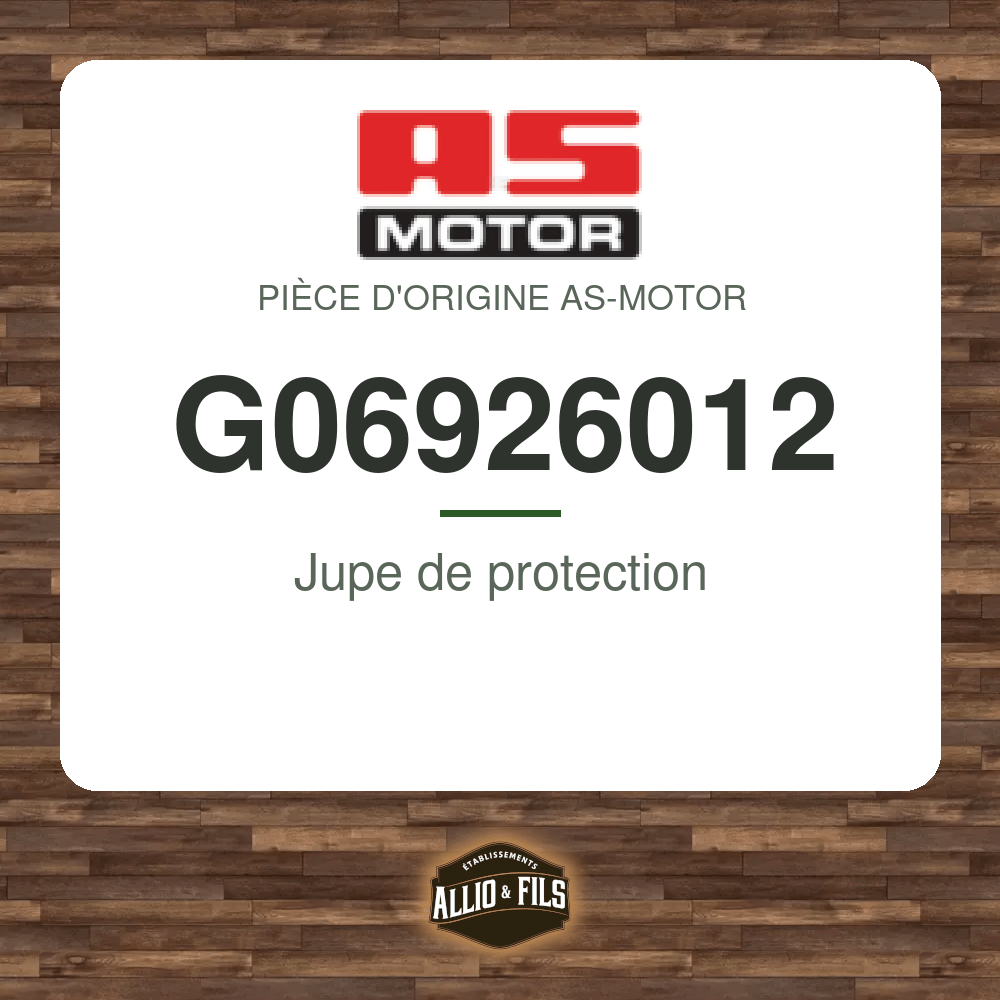 Jupe de protection - AS-Motor G06926012