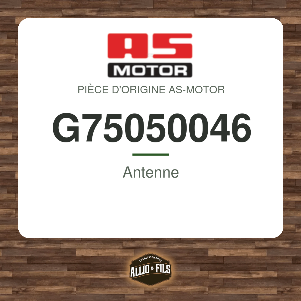 Antenne - AS-Motor G75050046