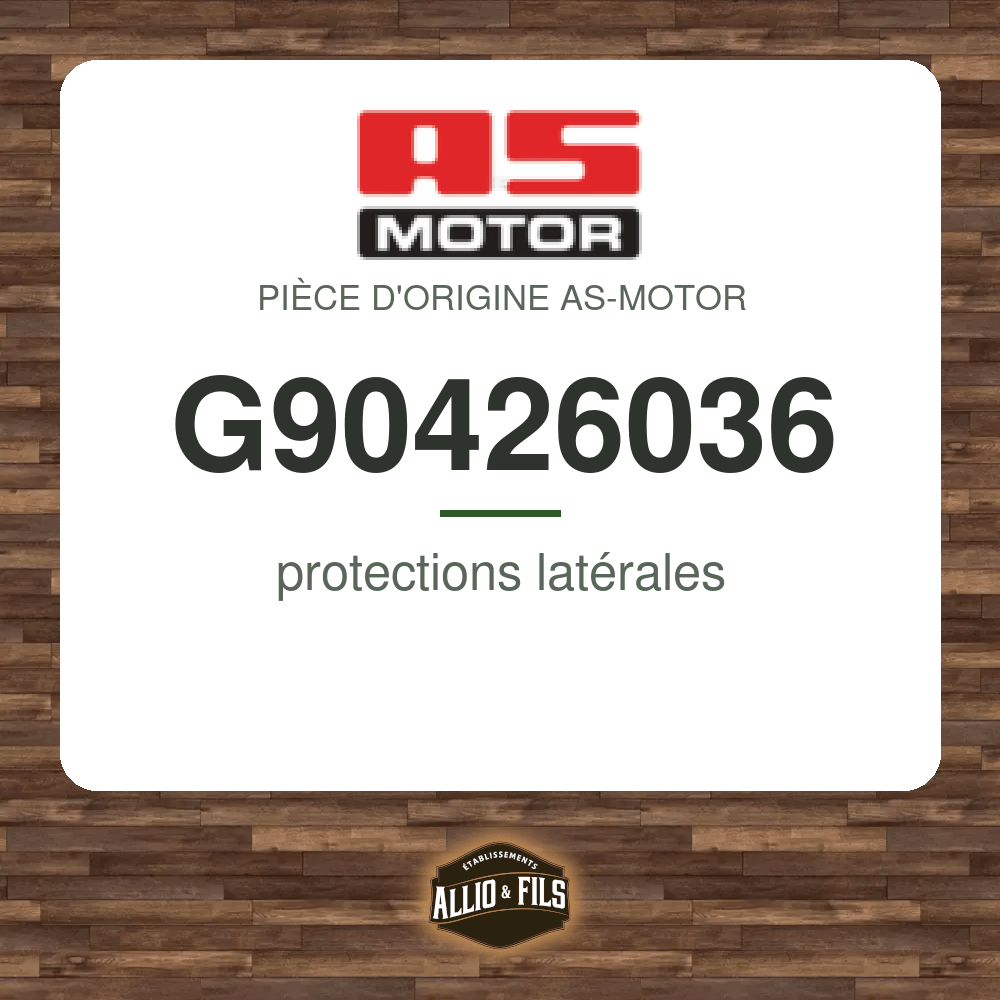 protections latérales - AS-Motor G90426036