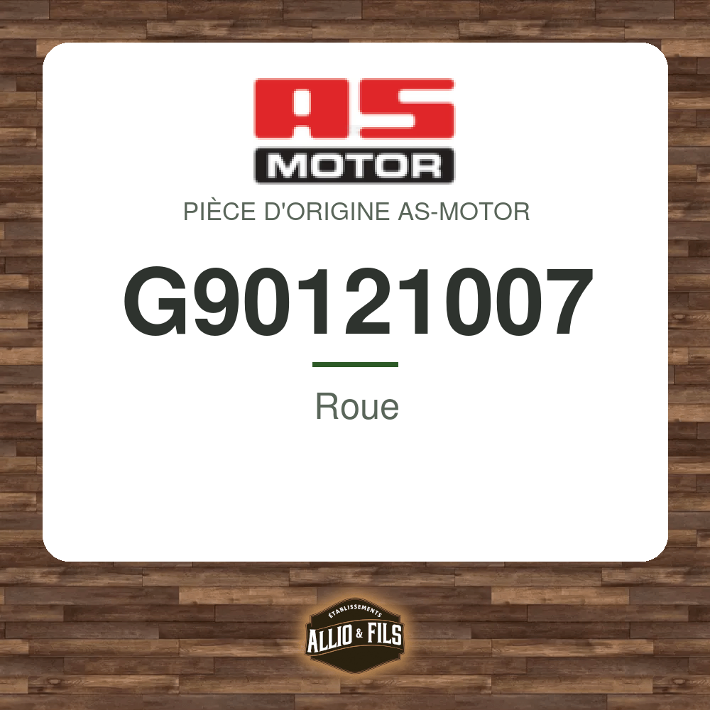 Roue - AS-Motor G90121007