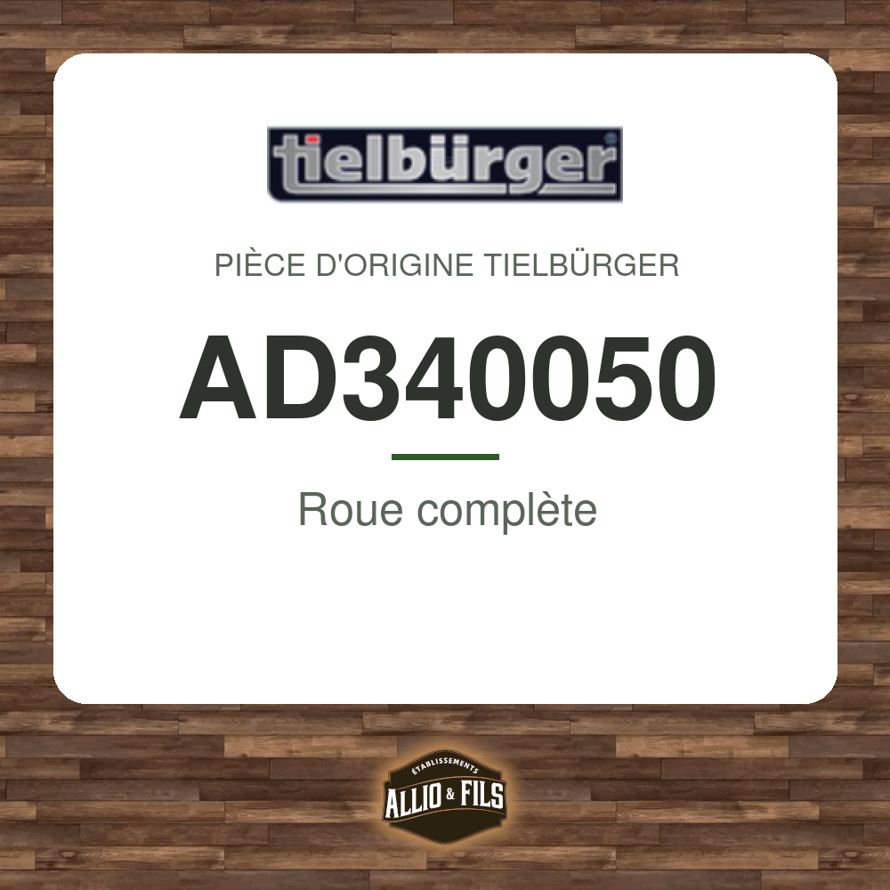 Roue complète - Tielbürger AD340050