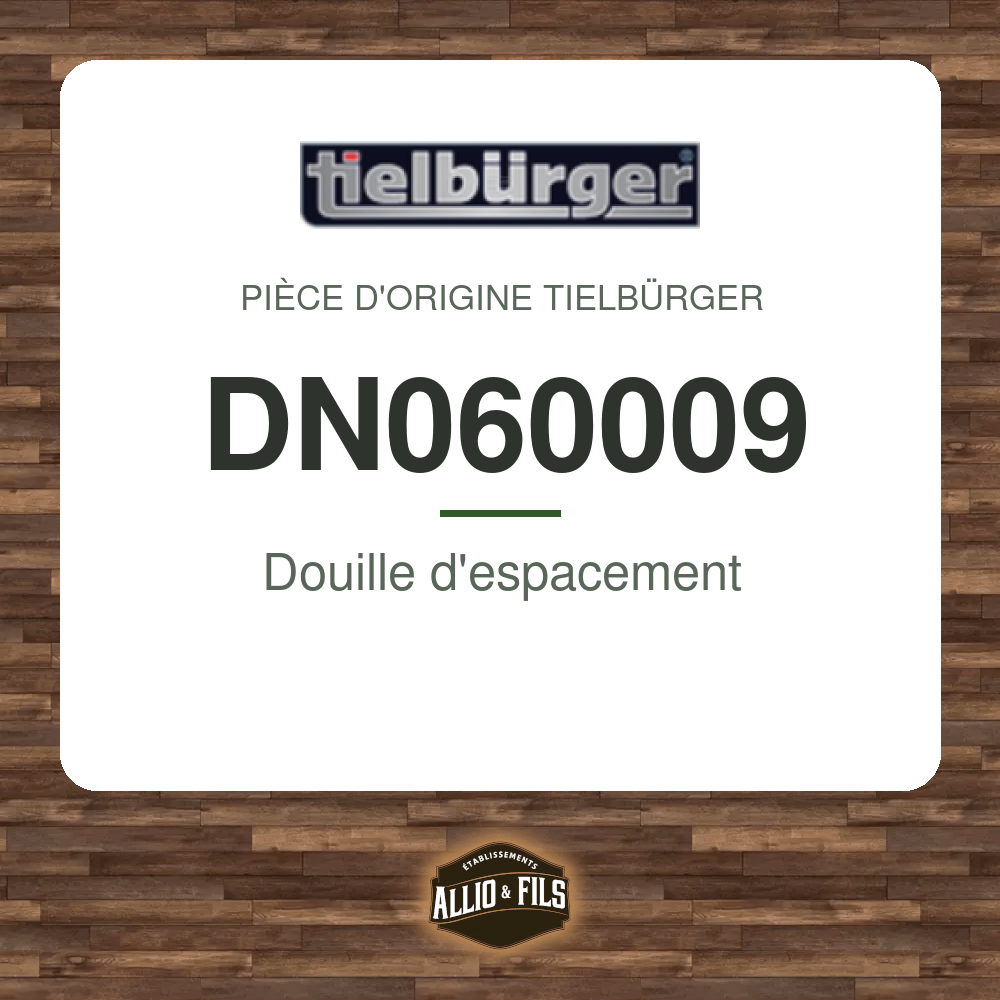 Douille d'espacement - Tielbürger DN060009