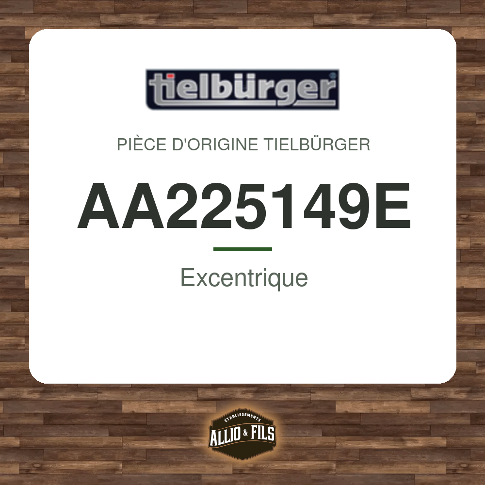 Excentrique - Tielbürger AA225149E